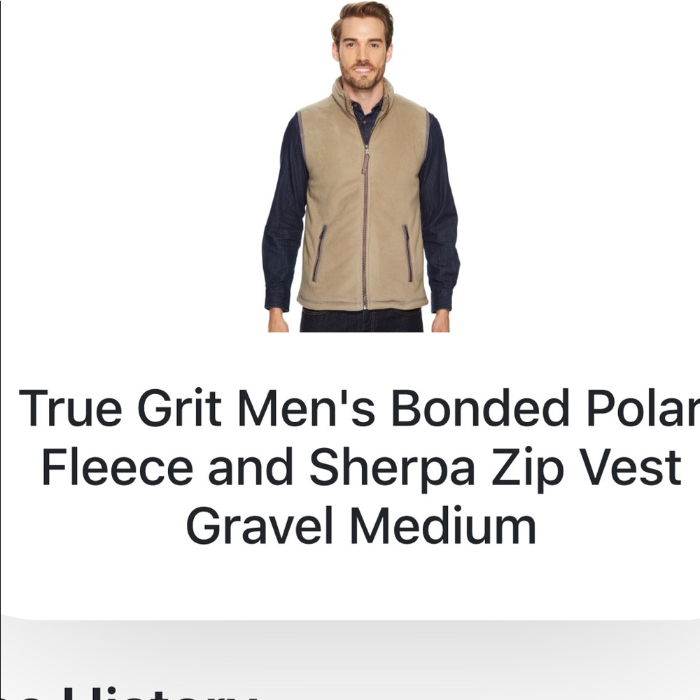 True Grit Bonded Polar FLC & Sherpa Vest